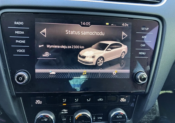 Skoda Octavia cena 47999 przebieg: 207000, rok produkcji 2018 z Rzeszów małe 154